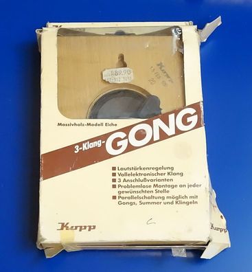 Kopp 3 Klang Tür Gong von 1991 (unbenutzt)