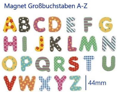 A bis Z Kühlschrank Magnet Groß Buchstaben Set 26tlg.