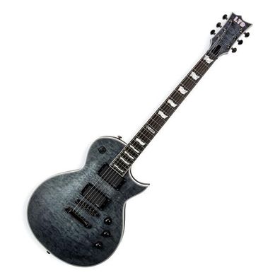 ESP LTD EC-401 QM STBLKS E-Gitarre See Thru Black