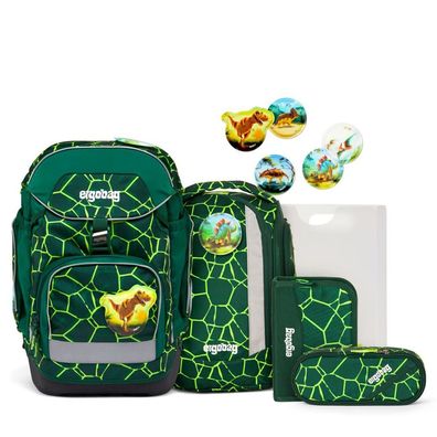 ergobag Pack Schulrucksack SET 6tlg BärRex, BärRex, Jungen