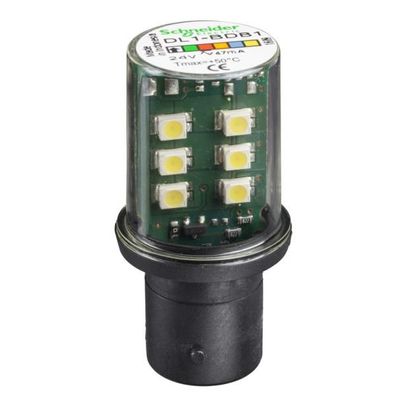Schneider Electric DL1BDB1 LED-Lampe, weiß für Befehls- u. Meldegeräte, B...