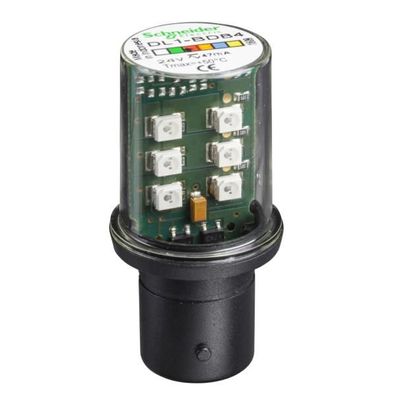Schneider Electric DL1BDB4 LED-Lampe, rot für Befehls- u. Meldegeräte, BA ...