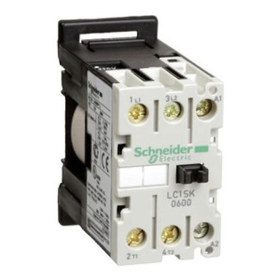 Schneider Electric LC1SK0600P7 Mini-Schütz LC1SK 2p, 2.2 kW, 6 A, 400 V AC3...