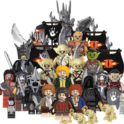 18PCS Lord of the Rings Minifigures Toys Fit Lego