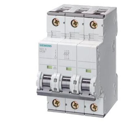 Siemens 5SY4302-7 Leitungsschutzschalter 400V 10kA, 3-polig, C, 2A, T=70mm