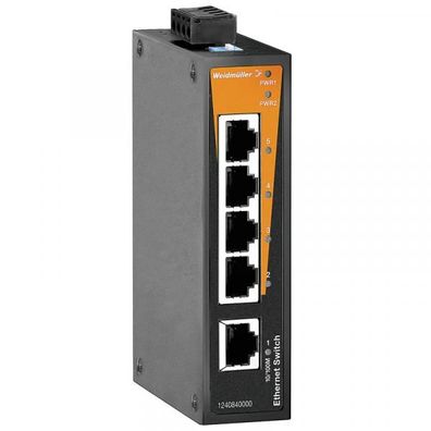 Weidmüller IE-SW-BL05-5TX Netzwerk-Switch (unmanaged), unmanaged, Fast Ethe...
