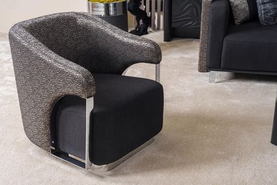 Design Sitzer Luxus Sessel Relax Textil Sessel Relaxsessel Modern Luxus Neu