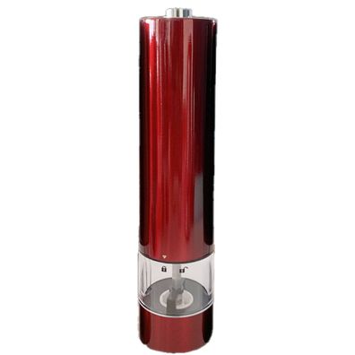 Elektrisches Salz- und Pfeffermühlen-Set, automatisch, einhändig, rot