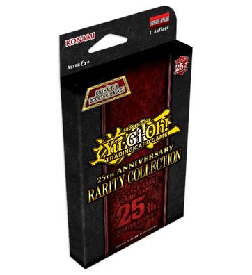 Yu-Gi-Oh - 25th Anniversary Rarity Collection Tuckbox - 3 Booster Packs der 1. Auflag