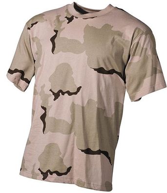 MFH US T-Shirt halbarm 3 Farben desert, Baumwolle 170 g/ m² wählbar Größe S bis XXXL