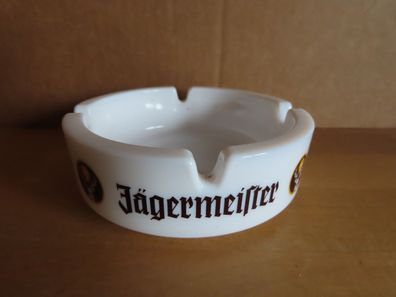 Aschenbecher Werbeartikel weiß Jägermeister Druck ca. 10,5 cm Ø/ France
