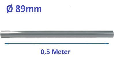 89mm 0,5 Meter Auspuff Rohr Powersprint Constructor 304 Edelstahl 908900