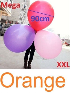 XXL Luftballon orange