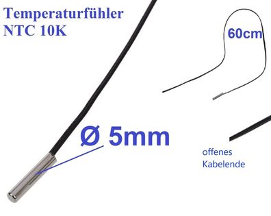 Temperatur Sensor NTC 10K offenes Kabelende elektronisches Bauteil