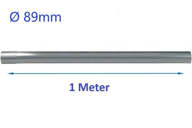 89mm 1 Meter Auspuff Rohr Powersprint Constructor 304 Edelstahl 908901
