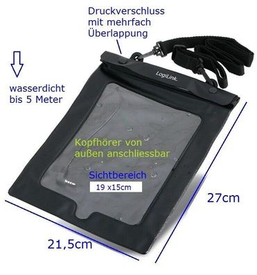 10" Tablet Outdoor Schutzhülle Wasserdicht LogiLink