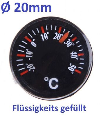 Mini Thermometer analog -20°C bis + 50°C
