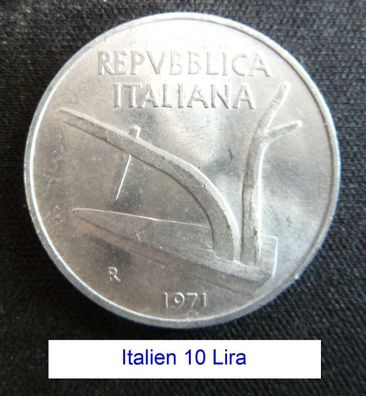 10 Lira italienische Umlauf Münze Währung vor dem €