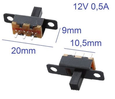 12V 0,5A Miniatur Wechsel Schalter