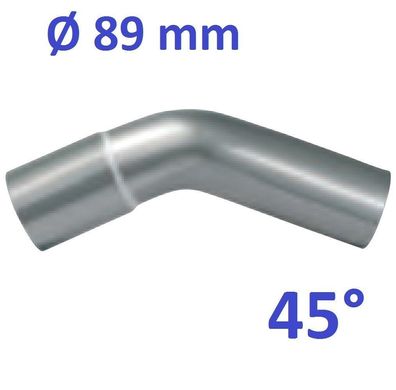 48mm 45° Bogen Auspuff Rohr Powersprint Constructor Edelstahl 304 AISI 908945