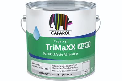 Caparol Capacryl TriMaXX Venti 0,75 Liter weiß