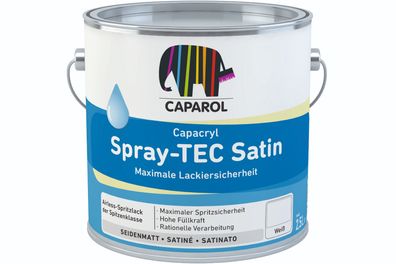 Caparol Capacryl Spray-TEC Satin 5 Liter weiß