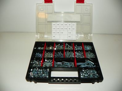Sechskantschrauben Sortiment M4-M5-M6-M8-M10 780 tlg. Set Schraubenbox DIN 933