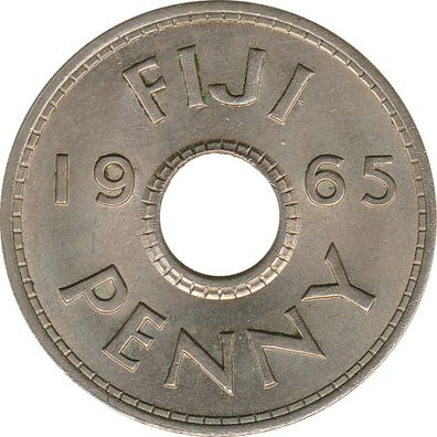 Fidschi 1 Penny 1965 Elizabeth II.*