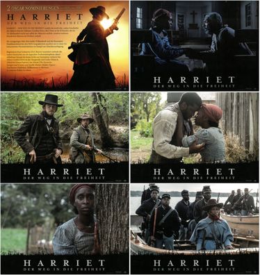 Harriet - Der Weg in die Freiheit - 6 Original Kino-Aushangfotos - Filmposter