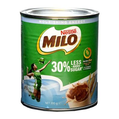 MILO Malted Drinking Chocolate 30 % weniger Zucker 395 g