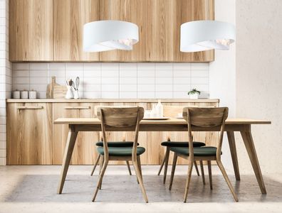 Hängeleuchte Galaxy Lampenschirmhöhe 23 50 102 Metall Weiß Weiß, Creme