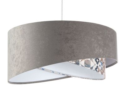 Hängeleuchte Galaxy Lampenschirmhöhe 23 50 102 Metall Weiß Grau, Beige, Weiß2