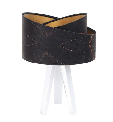 Tischlampe Galaxy Lampenschirmhöhe 18 30 45 Kiefer Weiß Schwarz, Gold, Marmor