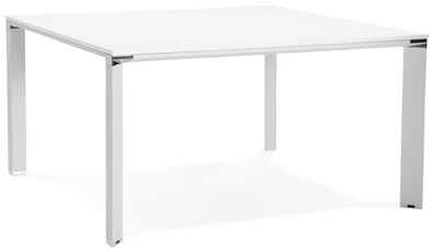 Kokoon Design Schreibtisch Efyra Weiß Weiß 140 x 74 x 140 cm