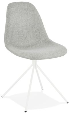 Kokoon Design Stuhl Floppy Hellgrau und Weiß Hellgrau Reinweiß