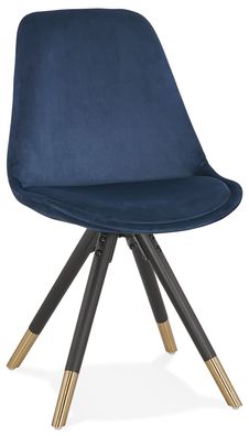 Kokoon Design Stuhl Mikado Holz Blau Blau