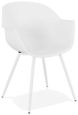 Kokoon Design Sessel Stileto Weiß Weiß