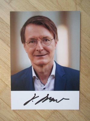 Bundesminister SPD Prof. Dr. Karl Lauterbach - Autogramm!!!