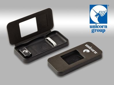Unicorn ICON Case schwarz | Dart Case Etui Tasche für Flights