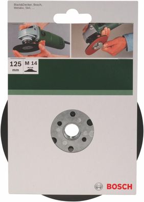 Bosch Schleifteller (für Winkelschleifer Ø 125 mm, Flanschgewinde M14