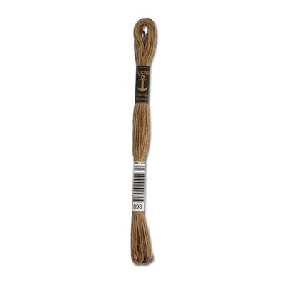 8m Anchor Stickgarn - Farbe 898 - eichenbraun