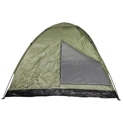MFH 3 Personen Camping Zelt Monodom, 210x210x130 cm oliv, einwandig