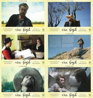 Van Gogh - An der Schwelle zur Ewigkeit - 6 Original Kino-Aushangfotos - Filmposter