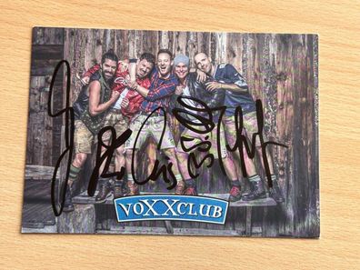 voXXclub Autogrammkarte orig signiert #7281