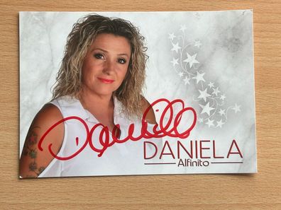 Daniela Alfinito Autogrammkarte orig signiert #7319