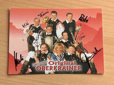 die jungen original Oberkrainer Autogrammkarte orig signiert #7310