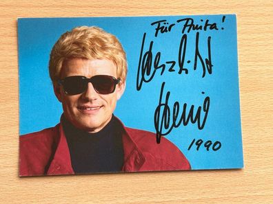 Heino Autogrammkarte orig signiert #7288