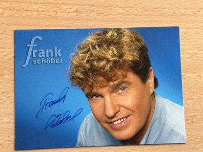 Frank Schöbel Autogrammkarte orig signiert #7293