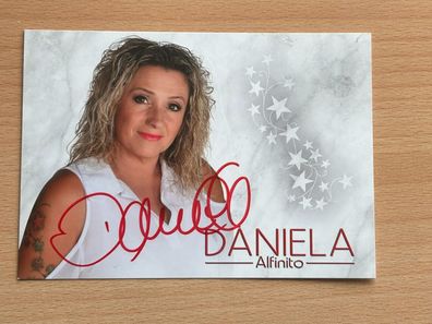 Daniela Alfinito Autogrammkarte orig signiert #7321
