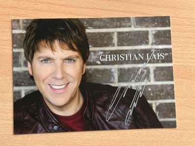 Christian Lais Autogrammkarte orig signiert #7294